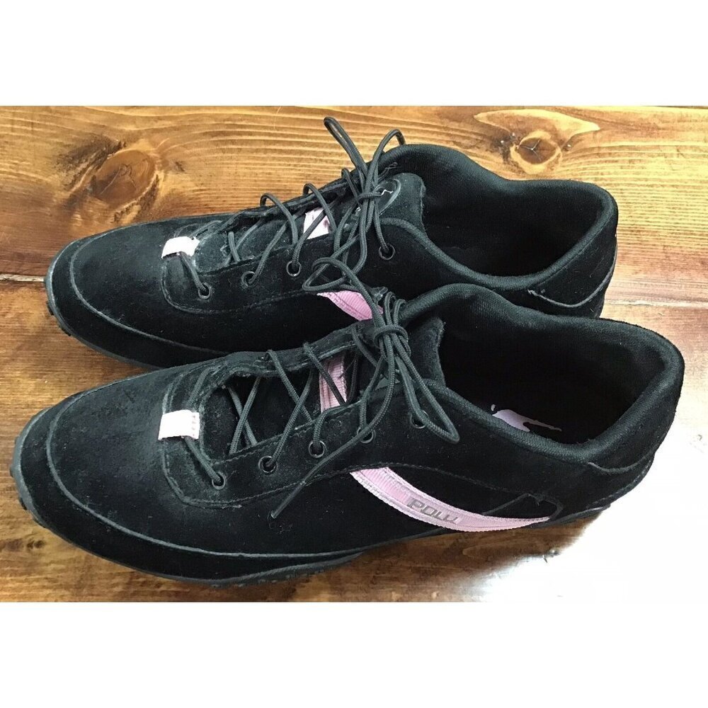 Woman’s Pink and Black Polo 67 Sneakers Size 6.5 - Picture 2 of 5